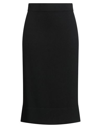 Brunello Cucinelli Woman Midi Skirt Black Size M Cashmere In Black