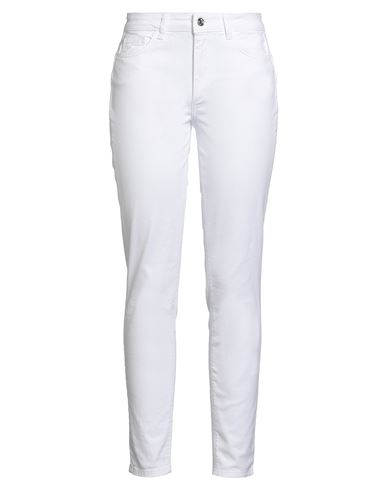 Liu •jo Woman Jeans White Size 30w-30l Cotton, Elastane In White