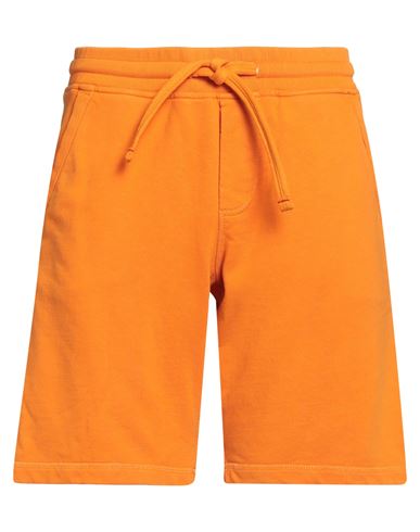 Orlebar Brown Man Shorts & Bermuda Shorts Orange Size Xxl Cotton, Linen, Elastane In Orange