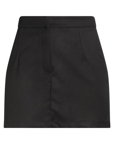 Tensione In Woman Mini Skirt Black Size S Polyester, Viscose, Elastane In Black
