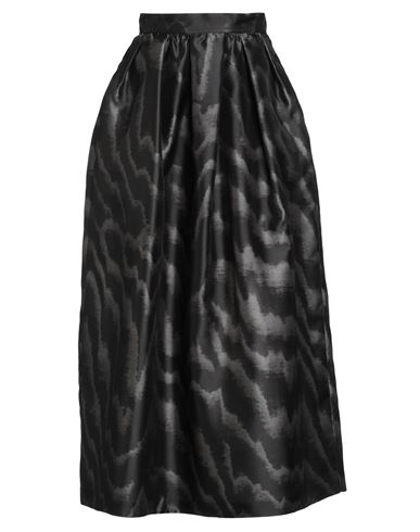 Msgm Woman Maxi Skirt Black Size 2 Polyester
