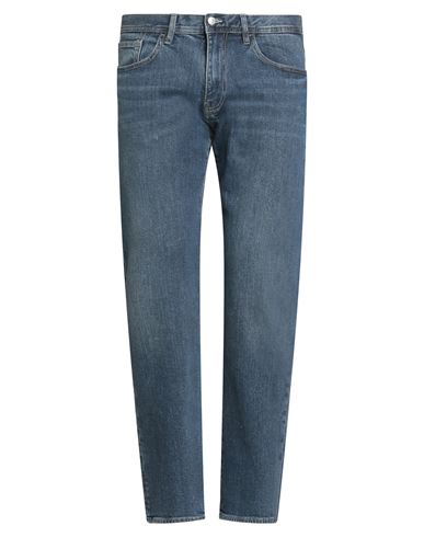 Armani Exchange Man Jeans Blue Size 34w-32l Cotton, Elastane In Blue