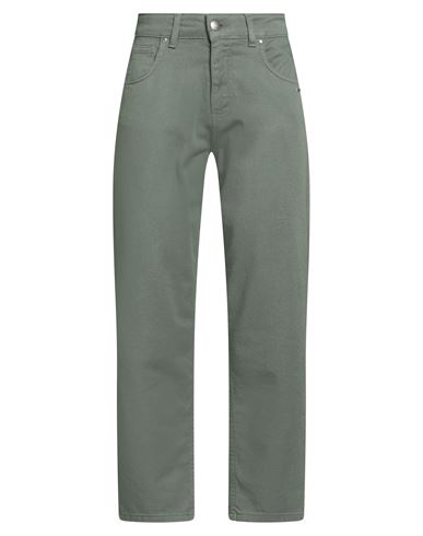 Berna Woman Pants Sage Green Size 8 Cotton, Elastane
