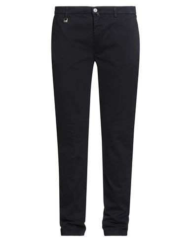 Barbati Man Pants Midnight Blue Size 40 Cotton, Elastane In Black