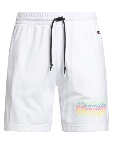Champion Man Shorts & Bermuda Shorts White Size M Cotton, Polyester In White