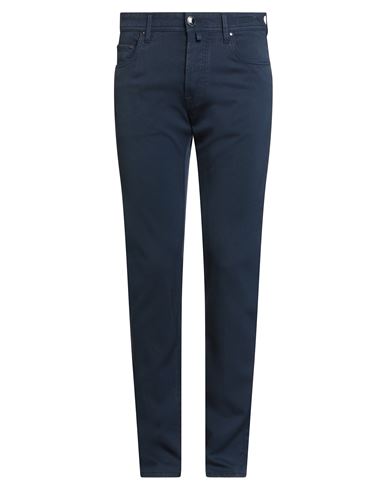 Jacob Cohёn Man Pants Navy Size 31 Virgin Wool, Elastane In Blue