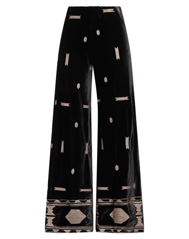 Tensione In Woman Pants Black Size S Polyester, Elastane In Black