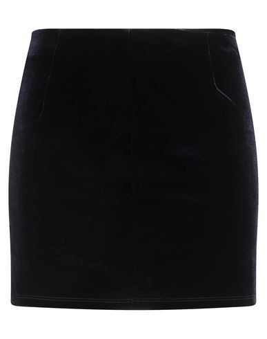 Tensione In Woman Mini Skirt Navy Size M Polyester, Elastane In Black