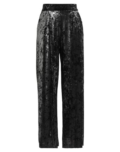 Tensione In Woman Pants Black Size M Polyester, Elastane In Black
