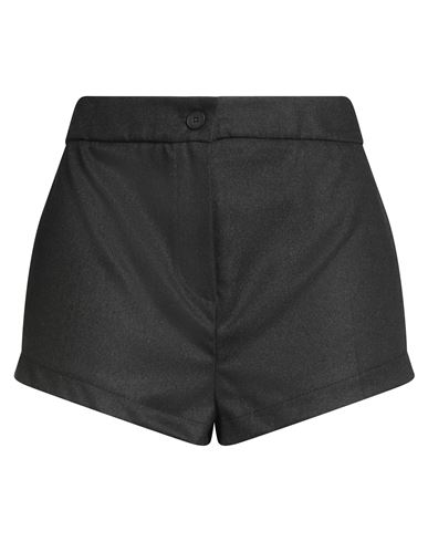 Tensione In Woman Shorts & Bermuda Shorts Grey Size M Polyester, Viscose, Elastic Fibres In Gray
