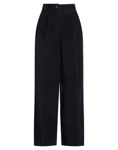 Noir Noir Woman Pants Midnight Blue Size S Cotton, Polyester, Elastane In Blue
