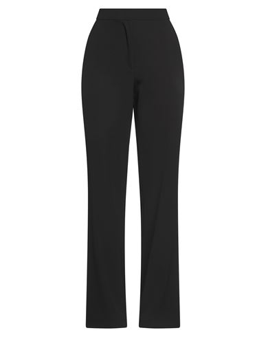 Tensione In Woman Pants Black Size L Polyester, Elastane In Black