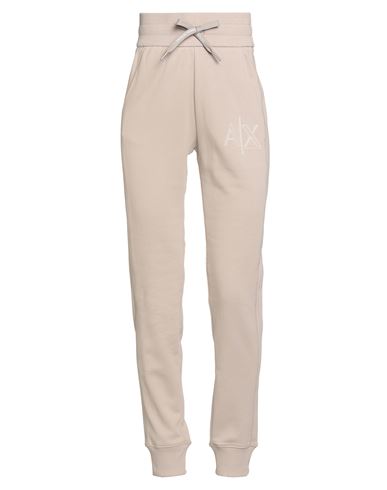 Armani Exchange Woman Pants Beige Size Xs Cotton, Polyester, Elastane In Neutral