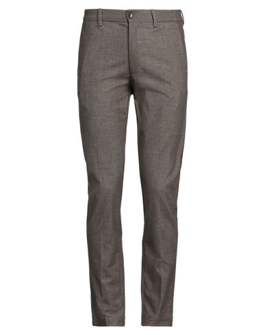 Liu •jo Man Man Pants Dark Brown Size 38 Cotton, Polyester, Viscose, Elastane In Brown