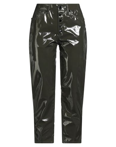 Dondup Woman Pants Military Green Size 26 Polyester In Green