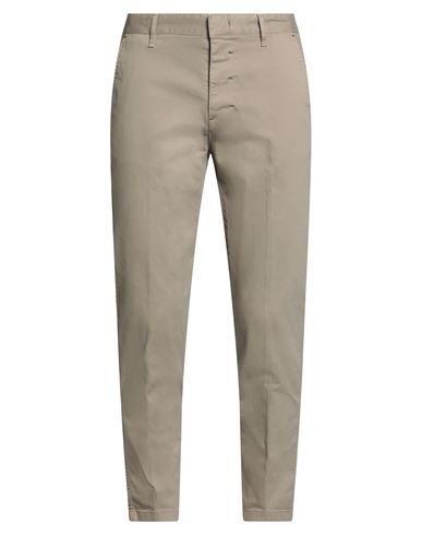 Berna Man Pants Taupe Size 32 Cotton, Elastane In Brown