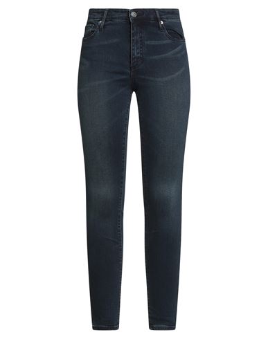 Armani Exchange Woman Jeans Blue Size 31w-32l Cotton, Polyester, Viscose, Elastane In Blue