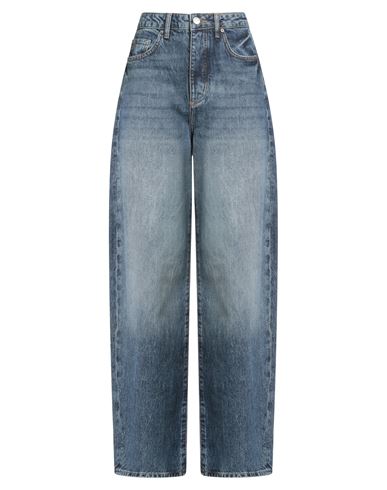 Armani Exchange Woman Jeans Blue Size 28w-32l Cotton In Blue