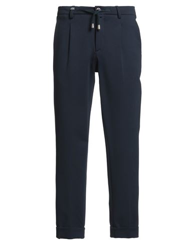 Barbati Man Pants Midnight Blue Size 30 Viscose, Polyamide, Elastane In Blue