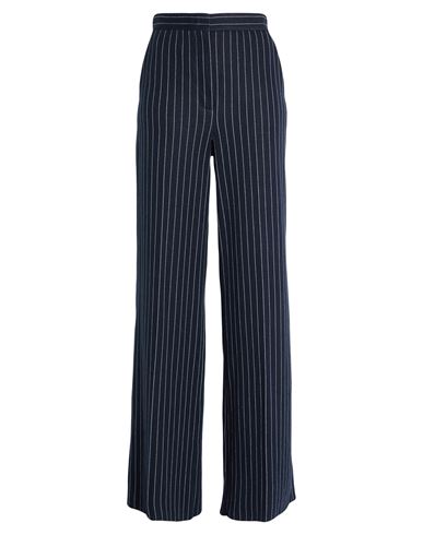 Max Mara Woman Pants Navy Size 12 Cotton, Cashmere, Silk In Blue