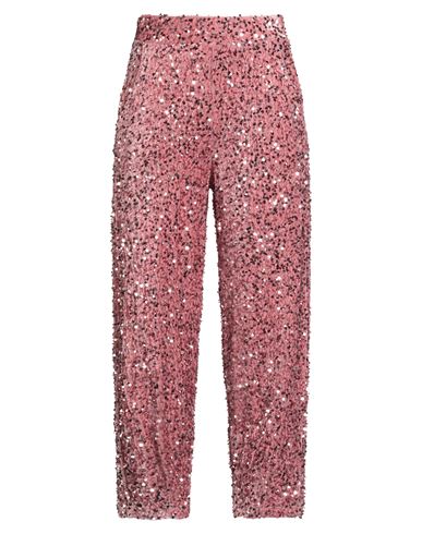 Tensione In Woman Pants Antique Rose Size M Polyester In Multi