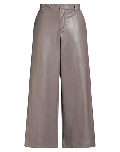 Tensione In Woman Pants Taupe Size S Polyester In Gray