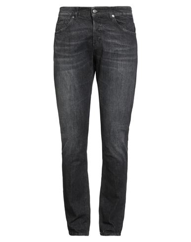 Dondup Man Jeans Black Size 29 Cotton, Elastane In Black
