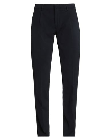 Moorer Man Pants Midnight Blue Size 40 Cotton, Wool, Elastane In Black
