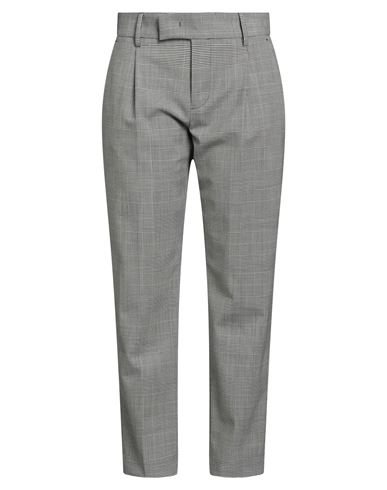 Pt Torino Woman Pants Grey Size 10 Virgin Wool, Elastane In Gold