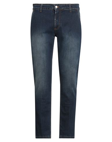 Entre Amis Man Jeans Blue Size 35 Cotton, Elastane In Blue