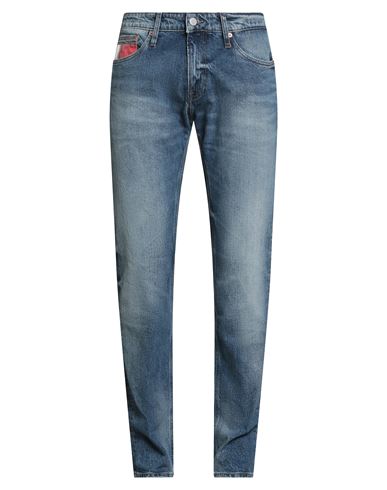 Tommy Jeans Man Jeans Blue Size 33w-34l Cotton, Elastane In Blue