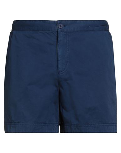 Orlebar Brown Man Shorts & Bermuda Shorts Navy Size 32 Cotton In Blue