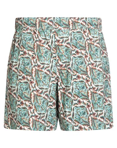 Orlebar Brown Man Shorts & Bermuda Shorts Sky Blue Size 34 Cotton, Elastane In Blue