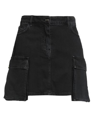 Barrow Woman Mini Skirt Black Size Xs Cotton In Black