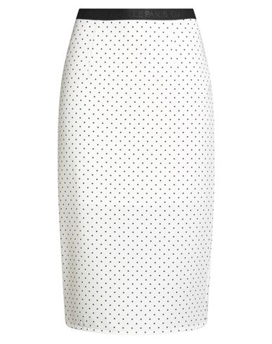 Gaelle Paris Gaëlle Paris Woman Midi Skirt White Size 4 Polyester, Elastane