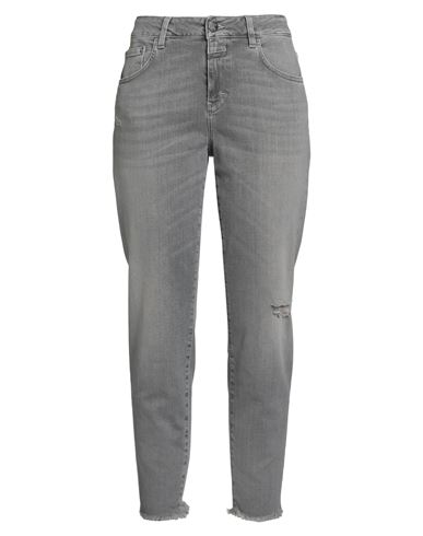 Closed Woman Jeans Grey Size 31 Cotton, Elastane In Gray