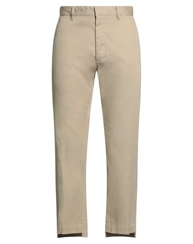 Dsquared2 Man Pants Beige Size 36 Cotton, Elastane In Neutral