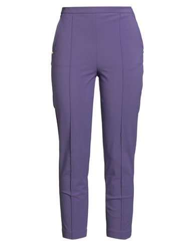 Elisabetta Franchi 5 Essentials Woman Pants Purple Size 8 Polyamide, Elastane In Purple