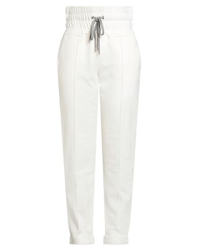 Eleventy Woman Pants White Size S Cotton, Wool, Viscose, Cashmere In White