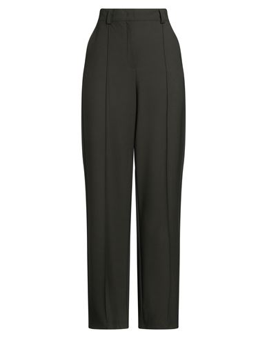 Max & Co . Pony Ride Woman Pants Military Green Size 12 Polyester, Virgin Wool, Elastane In Gray