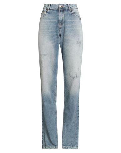Just Cavalli Woman Jeans Blue Size 26 Cotton In Blue