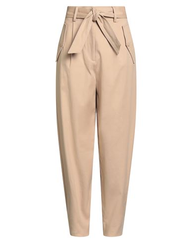 Weekend Max Mara Woman Pants Sand Size 10 Cotton, Elastane