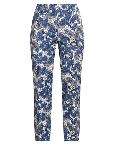 Weekend Max Mara Woman Pants Blue Size 12 Cotton, Elastane