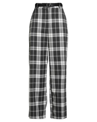 Motel Woman Pants White Size M Polyester, Viscose, Elastane In White