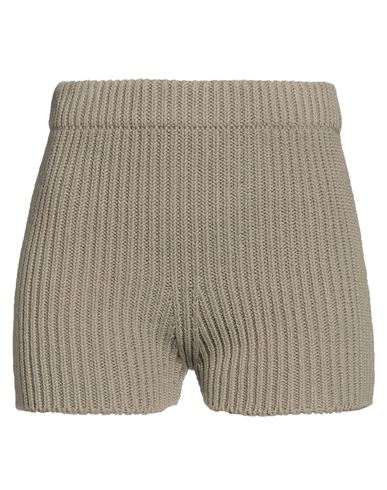 Max Mara Sfilata Woman Shorts & Bermuda Shorts Khaki Size L Cotton, Elastane, Polyamide In Neutral