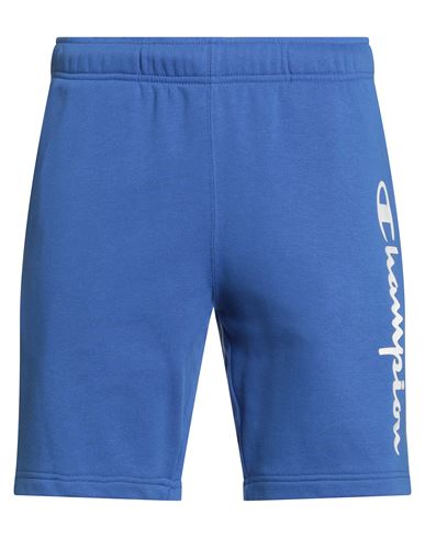 Champion Man Shorts & Bermuda Shorts Blue Size M Cotton, Polyester In Blue