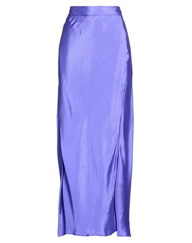 Forte Forte Forte_forte Woman Maxi Skirt Purple Size 3 Silk, Polyamide
