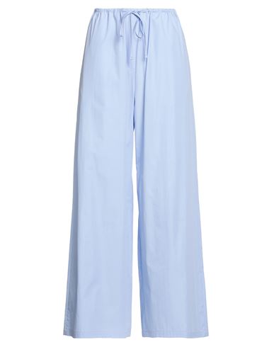 Hache Woman Pants Lilac Size 10 Cotton In Blue