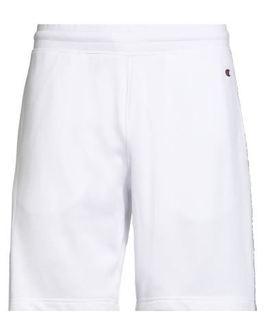 Champion Man Shorts & Bermuda Shorts White Size L Cotton, Polyester In White