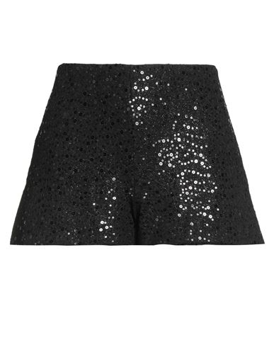Haveone Woman Shorts & Bermuda Shorts Black Size M Polyester, Elastane In Black